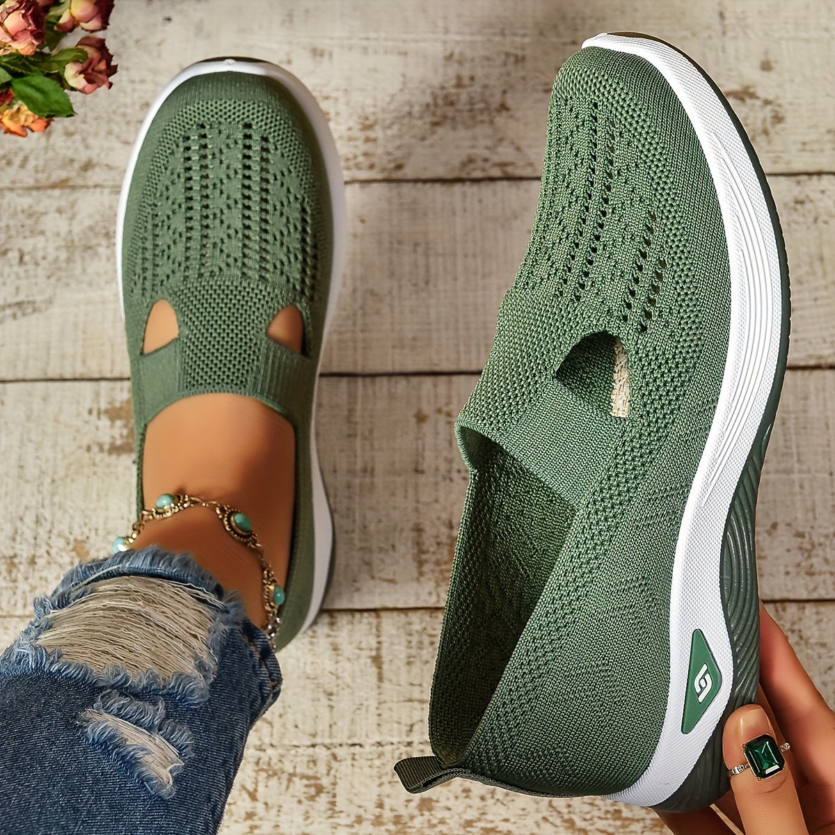 Women’s Breathable Slip-On Trainers