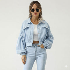 Women’s Cropped Corduroy Jacket