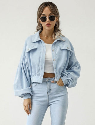 Women’s Cropped Corduroy Jacket