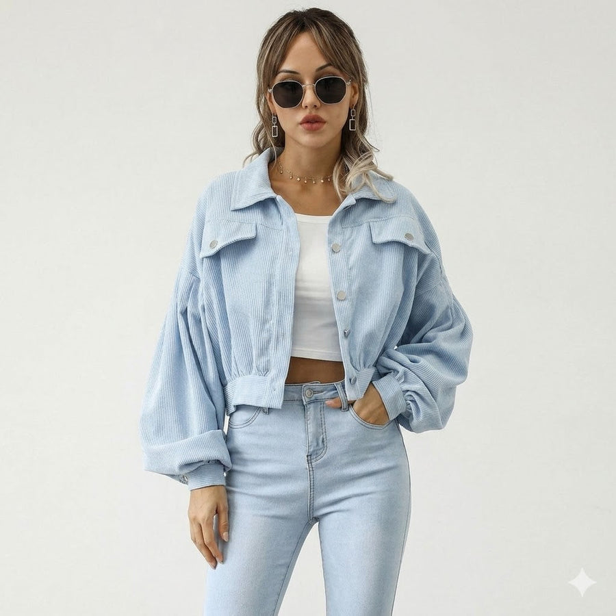 Women’s Cropped Corduroy Jacket