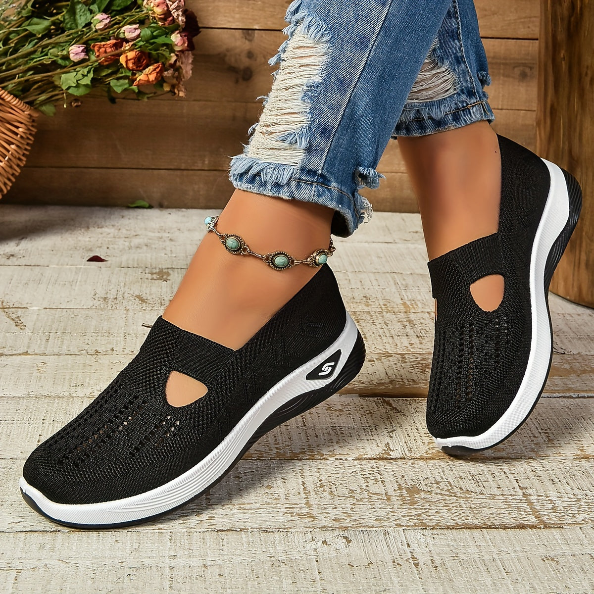 Women’s Breathable Slip-On Trainers