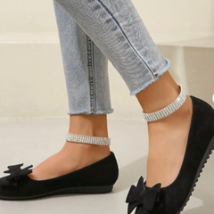Women’s Bow-Detail Suede-Look Flats