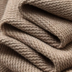 Men’s Textured Long-Sleeve Knit Polo