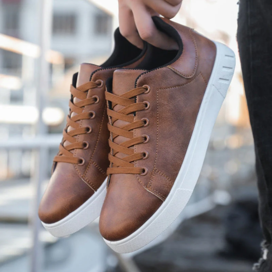 Men’s Minimalist PU Trainers