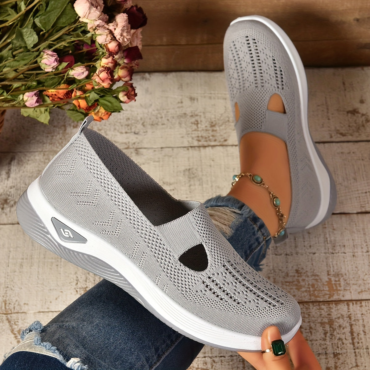Women’s Breathable Slip-On Trainers