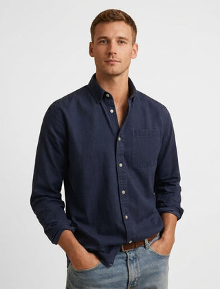 Men’s Cotton-Blend Casual Shirt