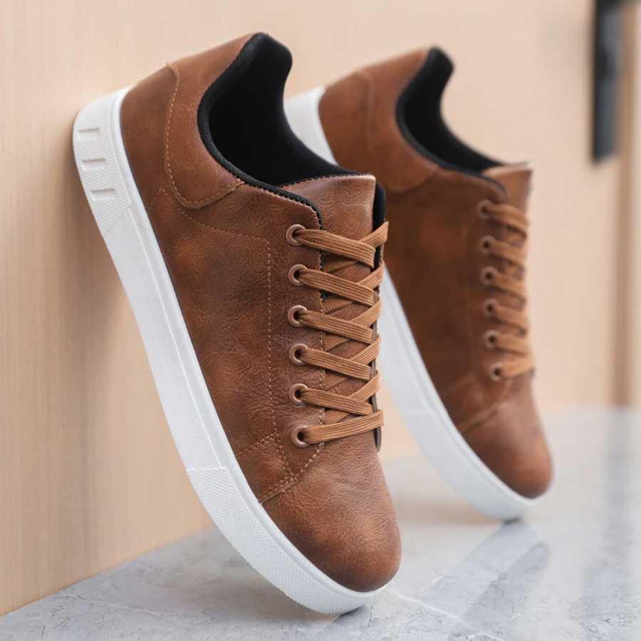 Men’s Minimalist PU Trainers
