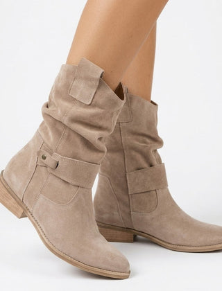 Women’s Slouchy Faux-Suede Ankle Boots