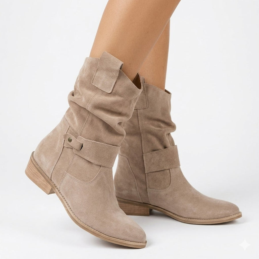 Women’s Slouchy Faux-Suede Ankle Boots