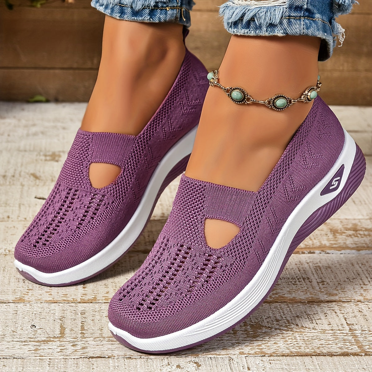 Women’s Breathable Slip-On Trainers