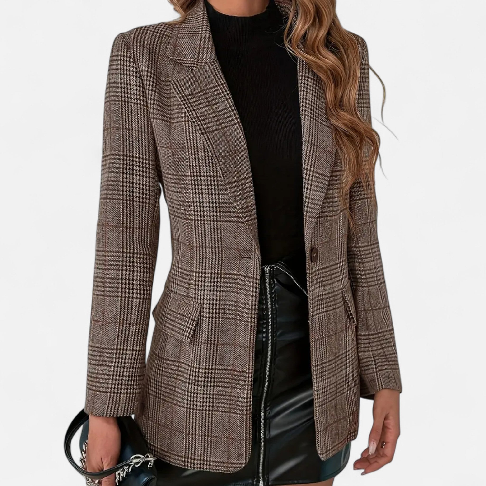Women’s Tailored Check Blazer