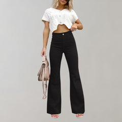 Women’s High-Waisted Flared Trousers
