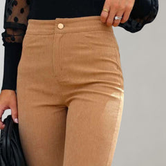 Women’s High-Waisted Flared Trousers