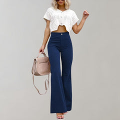 Women’s High-Waisted Flared Trousers