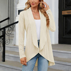 Chloe Open Front Long Cardigan