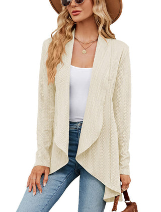 Chloe Open Front Long Cardigan