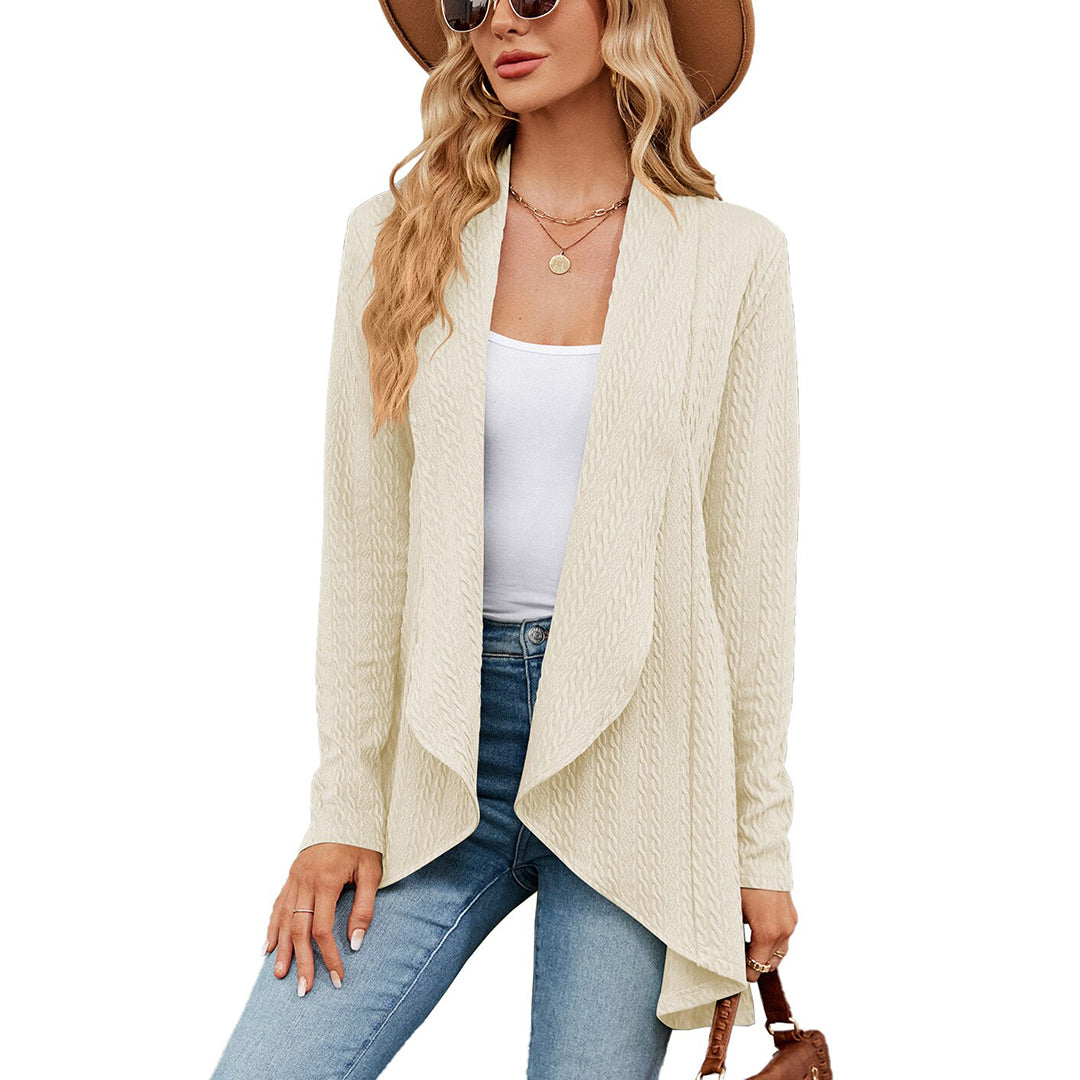 Chloe Open Front Long Cardigan
