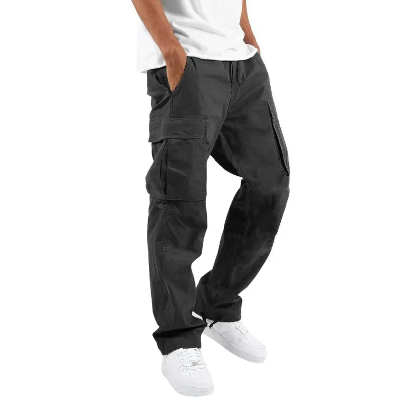 Men’s Straight-Leg Cargo Trousers