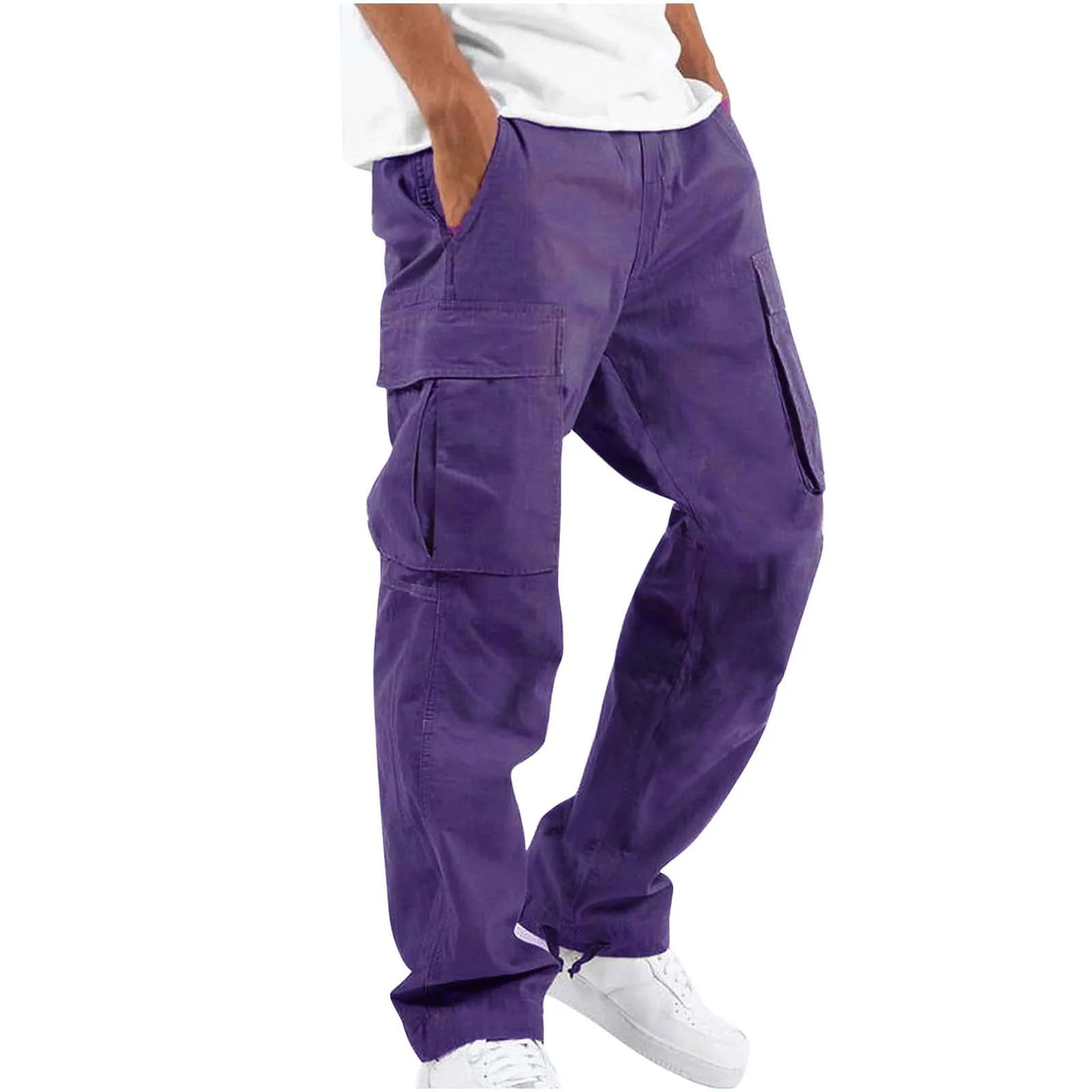 Men’s Straight-Leg Cargo Trousers