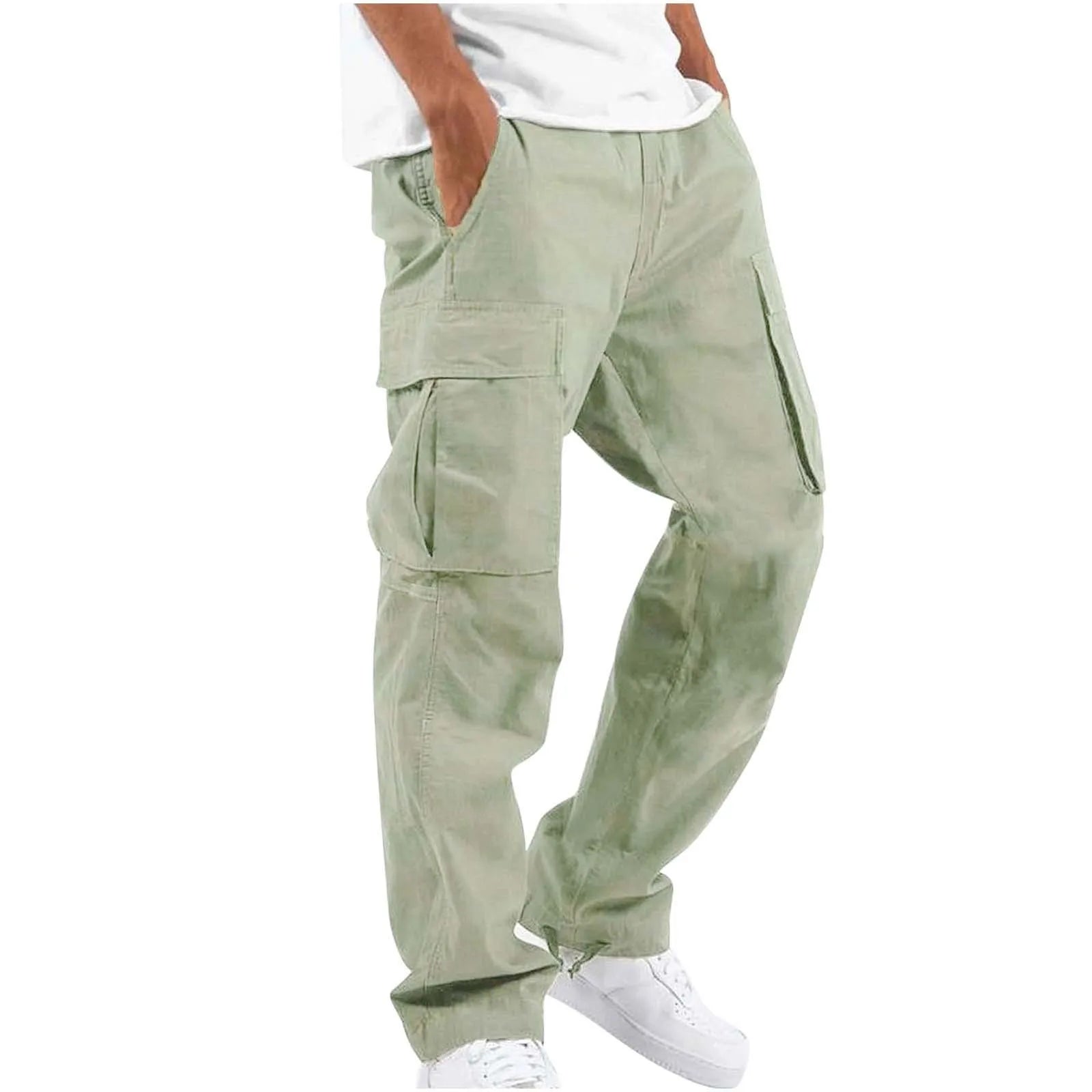 Men’s Straight-Leg Cargo Trousers