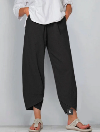 Women’s Relaxed Linen-Blend Trousers