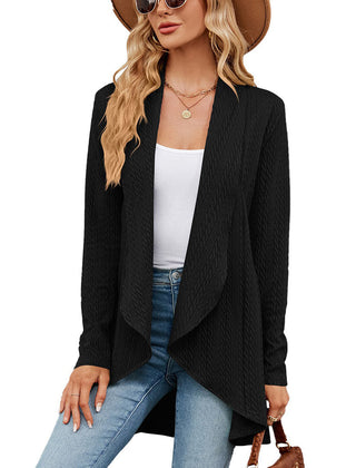Chloe Open Front Long Cardigan