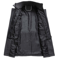 Men’s Structured Long Overcoat