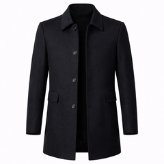 Men’s Classic Wool-Blend Overcoat