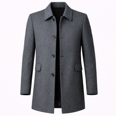 Men’s Classic Wool-Blend Overcoat