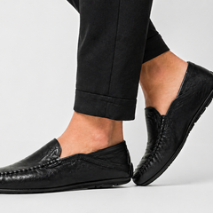 Men’s Leather Slip-On Loafers