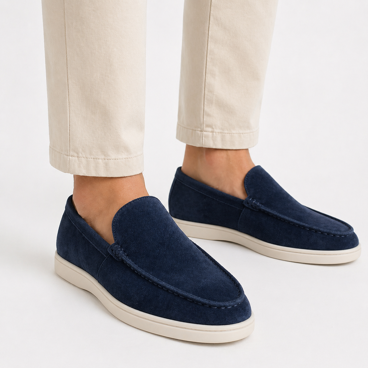 Men’s Suede Slip-On Loafers