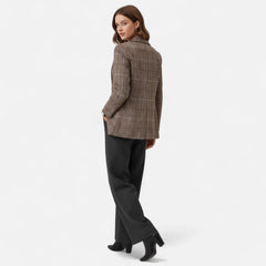 Women’s Tailored Check Blazer