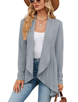 Chloe Open Front Long Cardigan