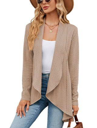 Chloe Open Front Long Cardigan