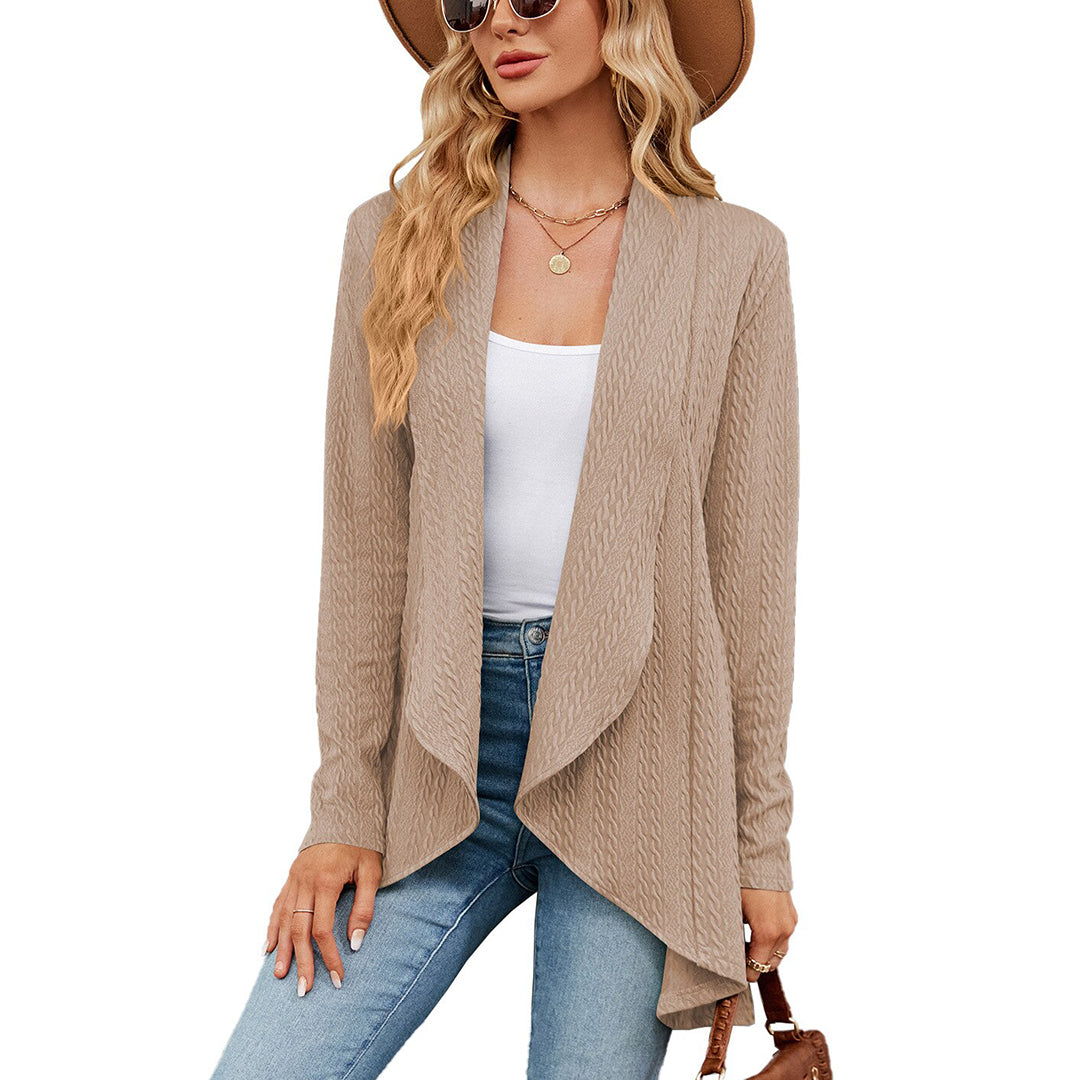 Chloe Open Front Long Cardigan