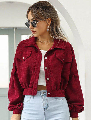 Women’s Cropped Corduroy Jacket