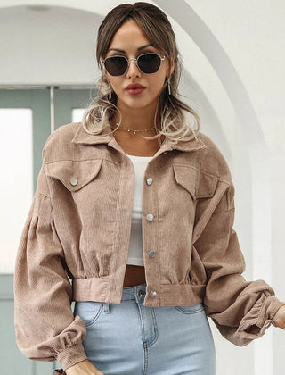Women’s Cropped Corduroy Jacket