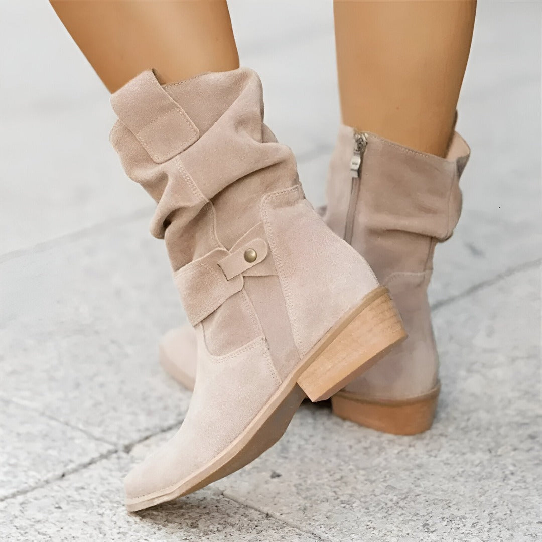 Women’s Slouchy Faux-Suede Ankle Boots