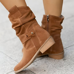 Women’s Slouchy Faux-Suede Ankle Boots