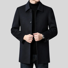 Men’s Classic Wool-Blend Overcoat