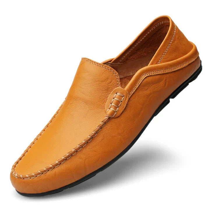 Men’s Leather Slip-On Loafers
