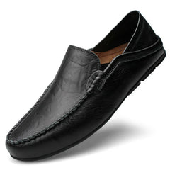 Men’s Leather Slip-On Loafers
