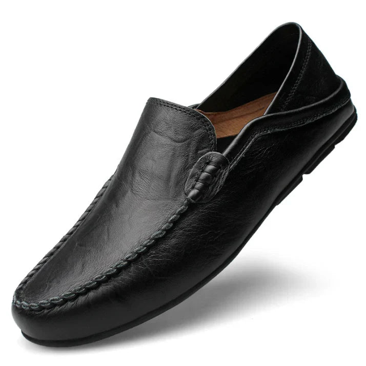 Men’s Leather Slip-On Loafers