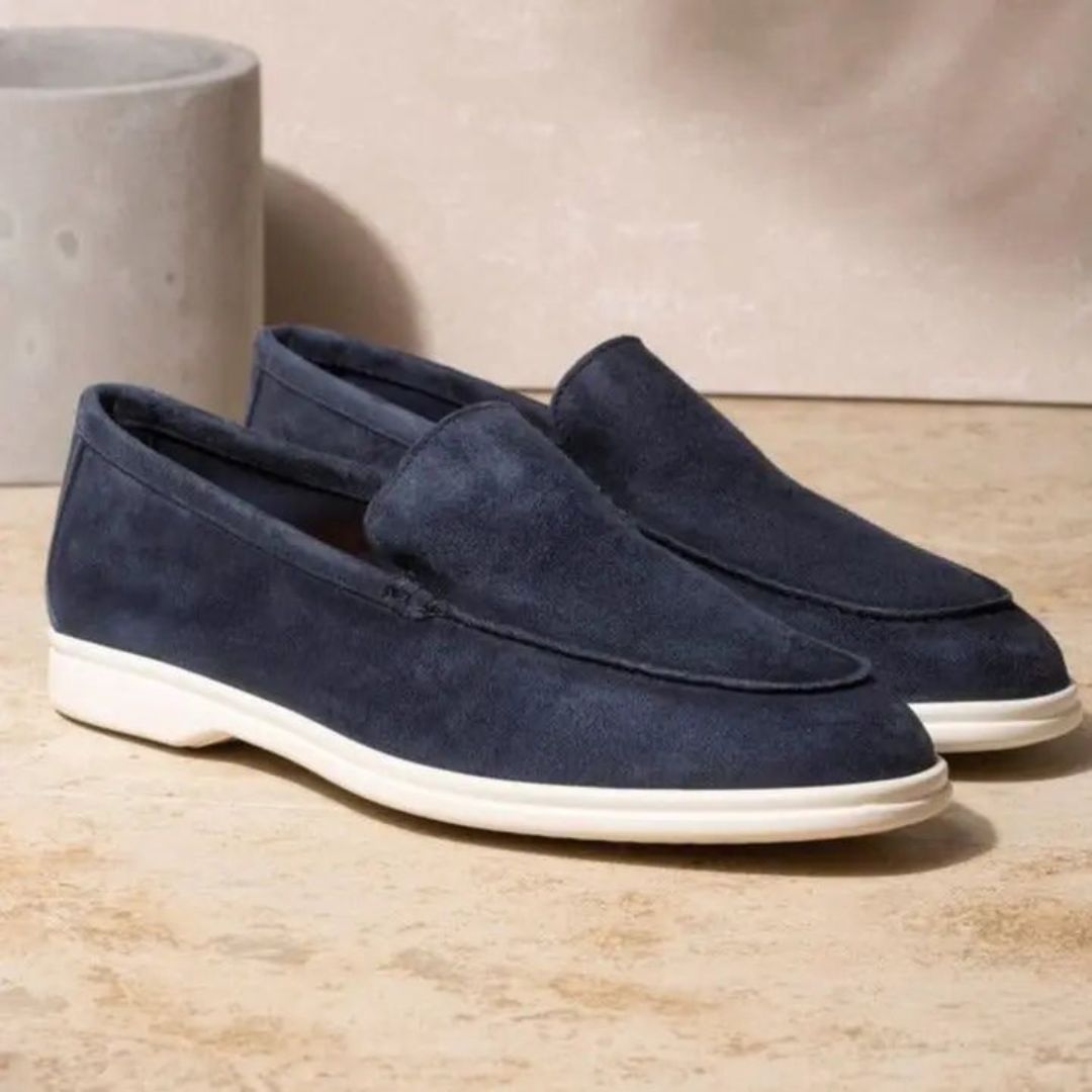 Men’s Suede Slip-On Loafers