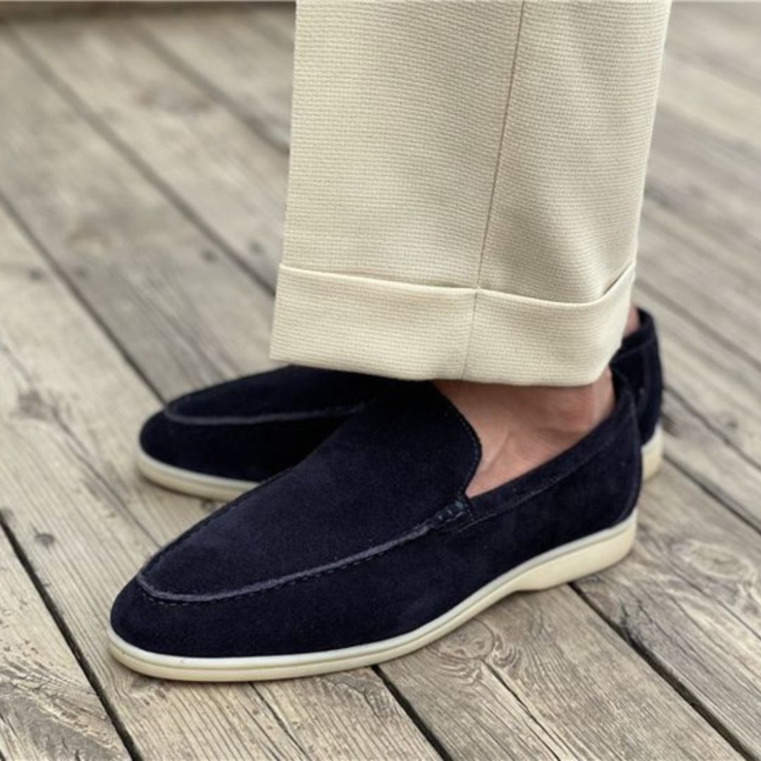 Men’s Suede Slip-On Loafers