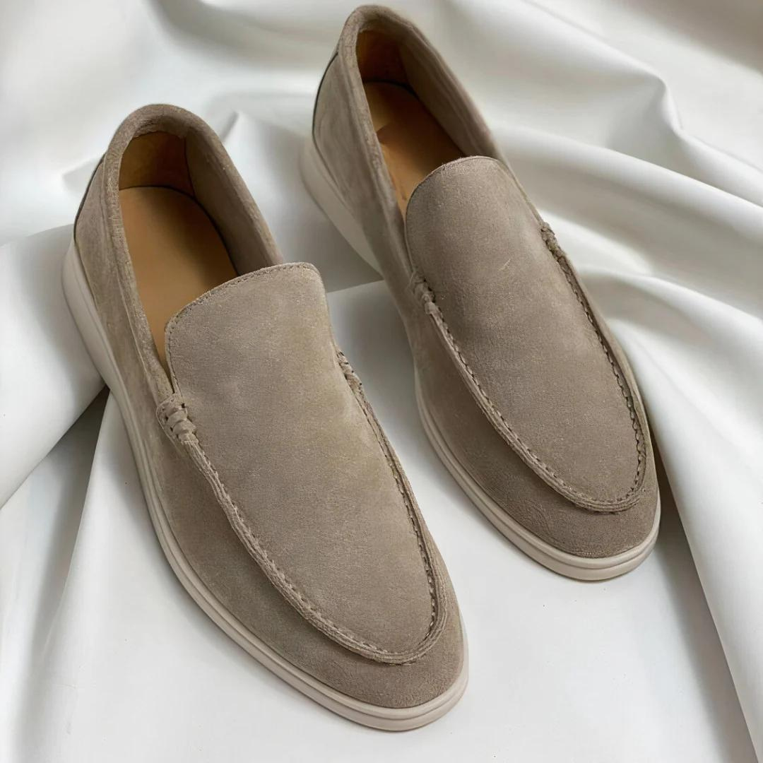 Men’s Suede Slip-On Loafers