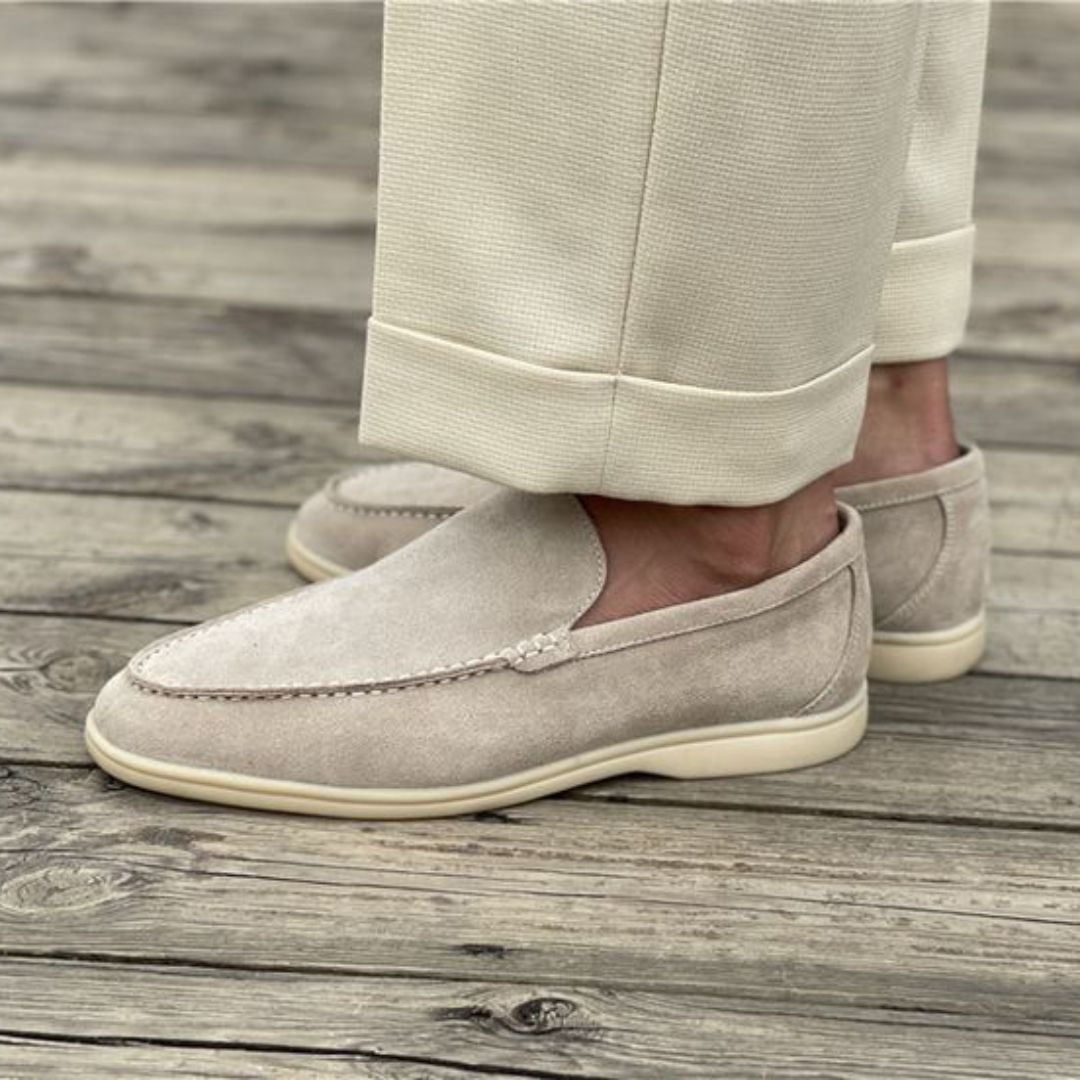 Men’s Suede Slip-On Loafers