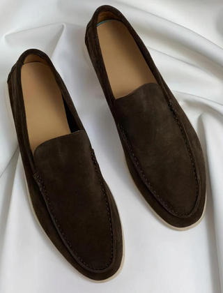 Men’s Suede Slip-On Loafers
