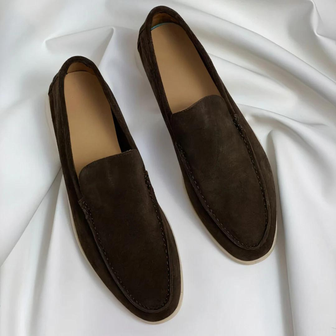 Men’s Suede Slip-On Loafers