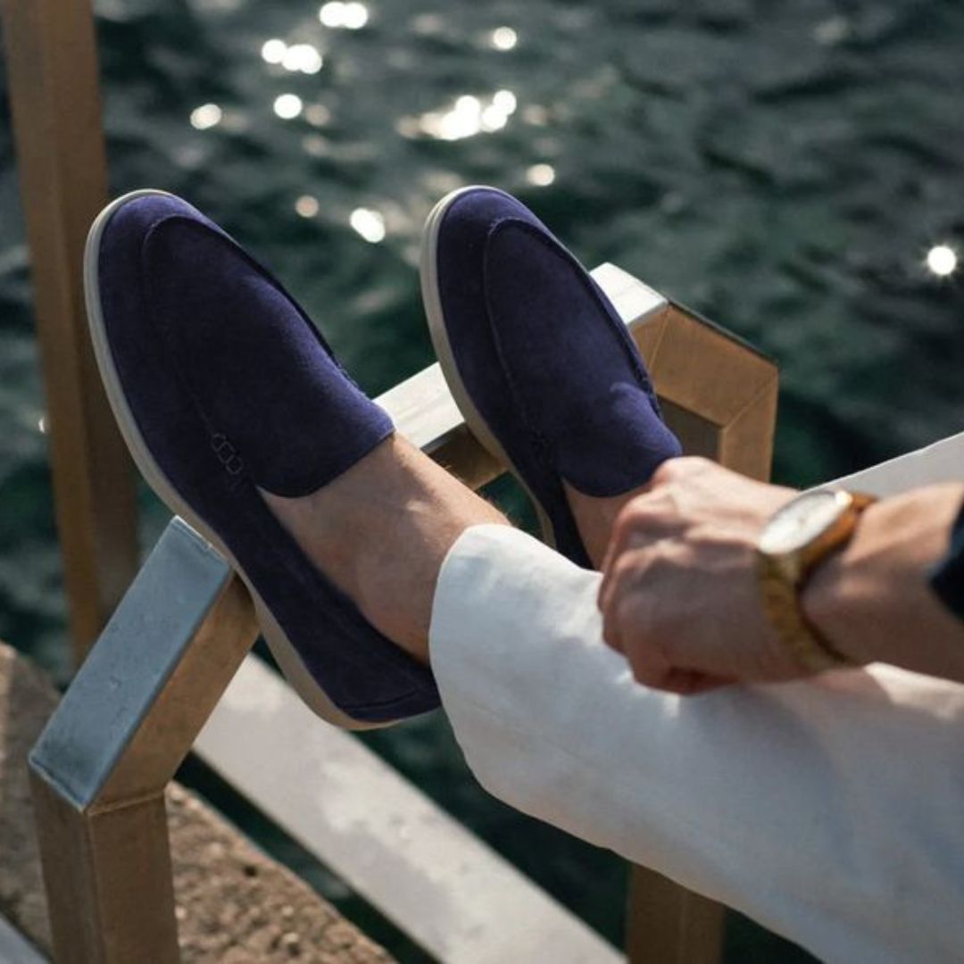 Men’s Suede Slip-On Loafers